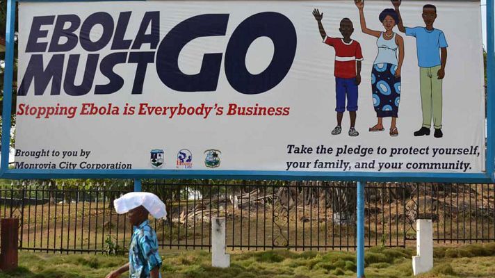 Telediario 1 - La OMS ha declarado a Liberia "país libre de ébola"