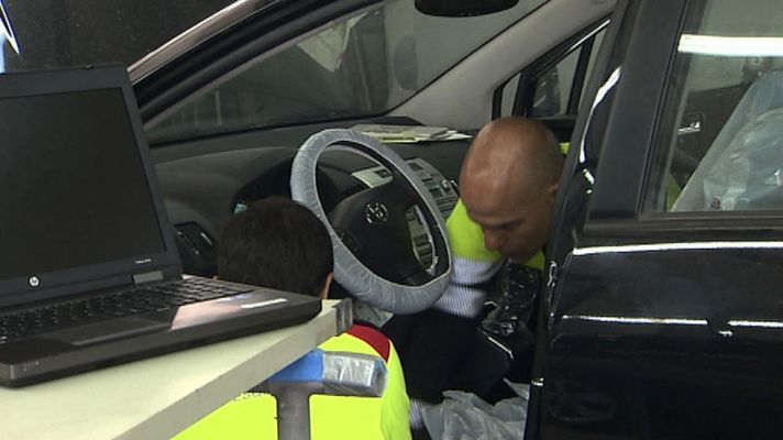 Telediario 1 - Un dispositivo registra los 10seg clave de un accidente