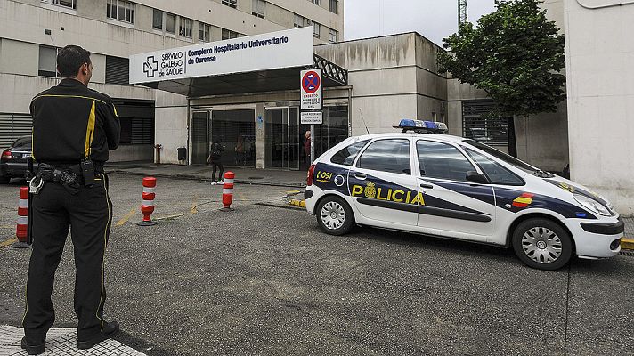 Telediario 1 - Apoyo a la juez que no pidió detener al hombre que luego mató a su mujer en un hospital de Ourense
