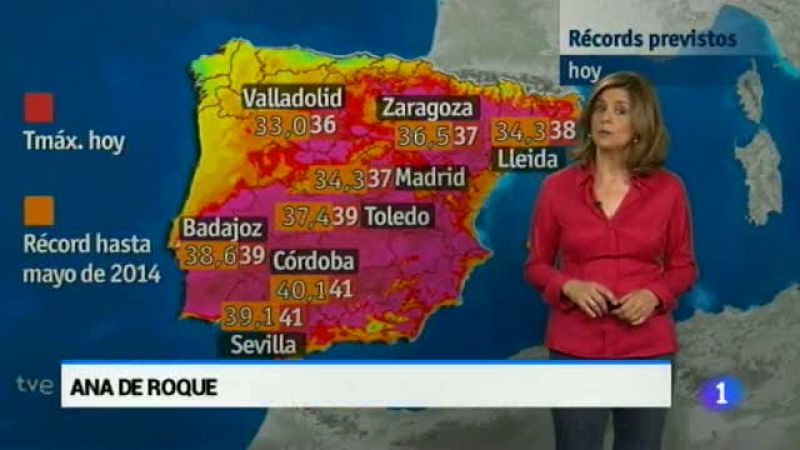 El tiempo en Extremadura - 13/05/15