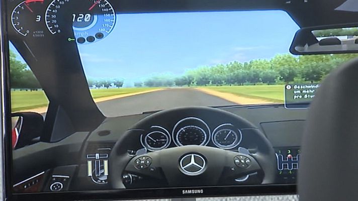 Telediario 1 - La conducción del futuro pasa por el uso de sensores y del wifi