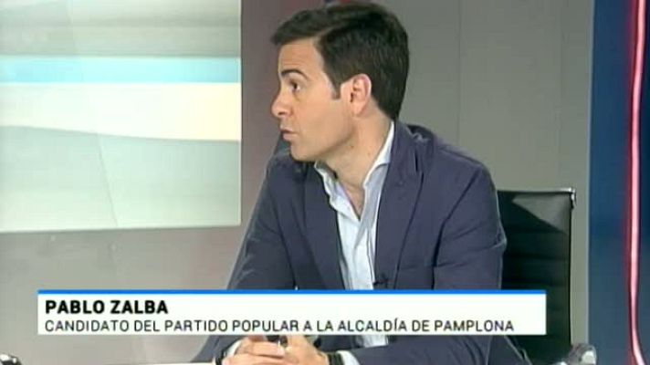 Telenavarra - Elececiones municvipales 2015 entrevista Pablo Zalba PP - 11/05/2015