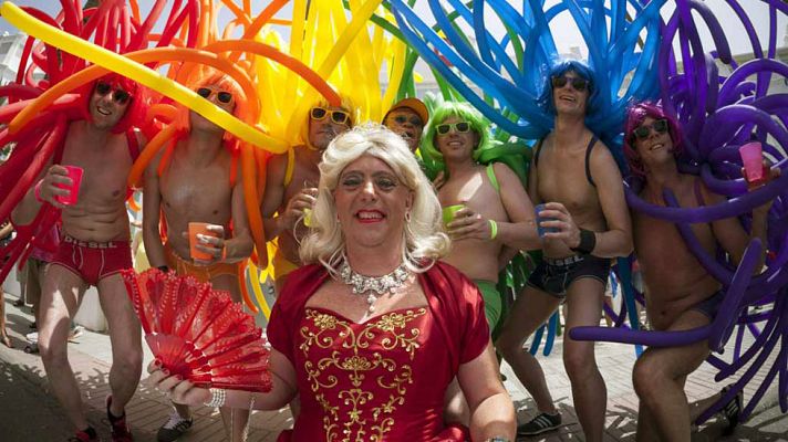 Telediario 1 - Acaba la gran fiesta del orgullo gay de Gran Canaria
