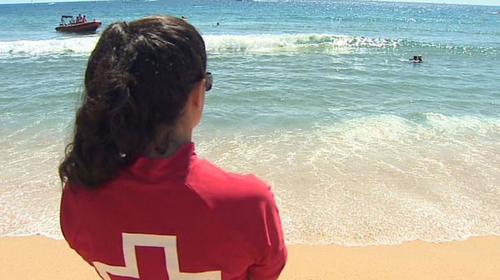 Telediario 1 - Cruz Roja está en pleno proceso de selección de socorristas