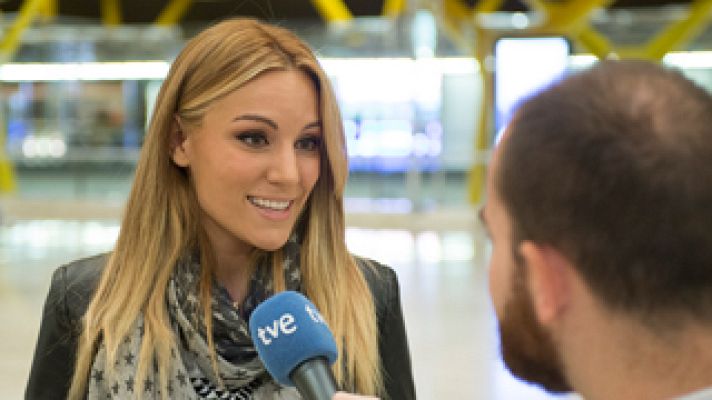 Eurovisión - El camerino de Edurne