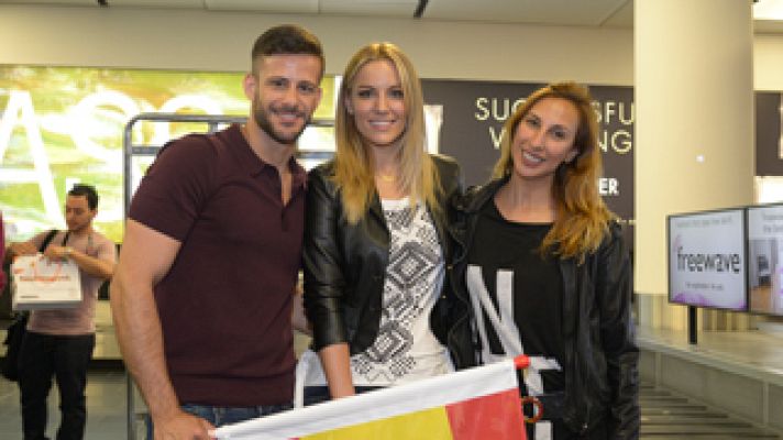 Eurovisión - Edurne llega al Wiener Stadthalle