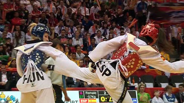 Otros deportes - Taekwondo - Campeonato del mundo (1). Semifinales y finales:  F-57Kg y M-63Kg