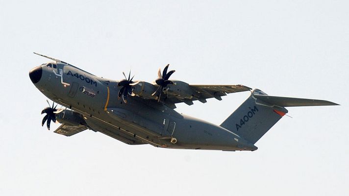 Telediario 1 - Accidente Airbus militar