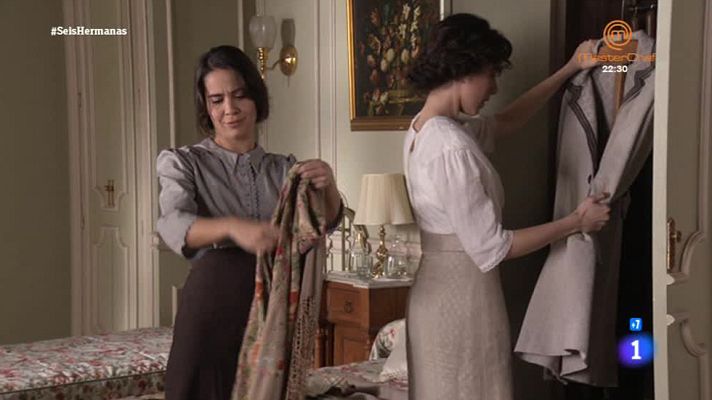 Seis hermanas - Celia le regala un mantón a Petra
