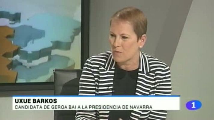 Telenavarra - Elecciones Autonómicas 2015 Uxue Barkos - 19/05/2015