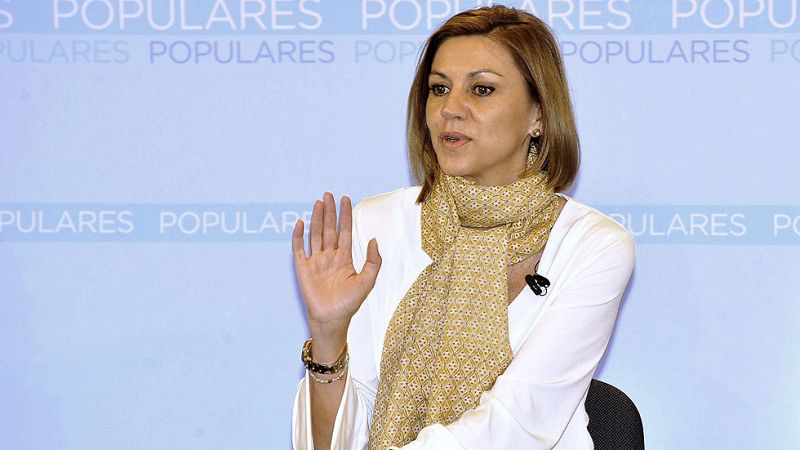 Cospedal no piensa en pactos tras el 24M y pide un gobierno "estable" - La noche en 24h | Ver