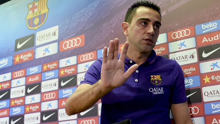 Telediario 1 - Xavi: "Es el momento de irme"