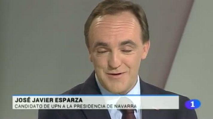 Telenavarra - Elecciones autonómicas 2015 José Javier Esparza - 22/05/2015