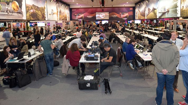 Eurovisión - "Amanecer" en la sala de prensa