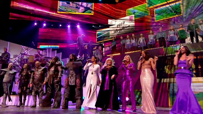Eurovisión - Eurovisión 2015 - 60º Aniversario - Actuación final de todos