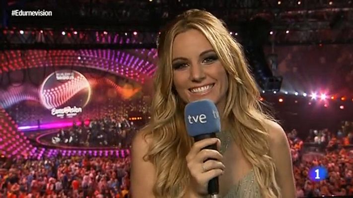 Eurovisión - Edurne: "Me siento ganadora"