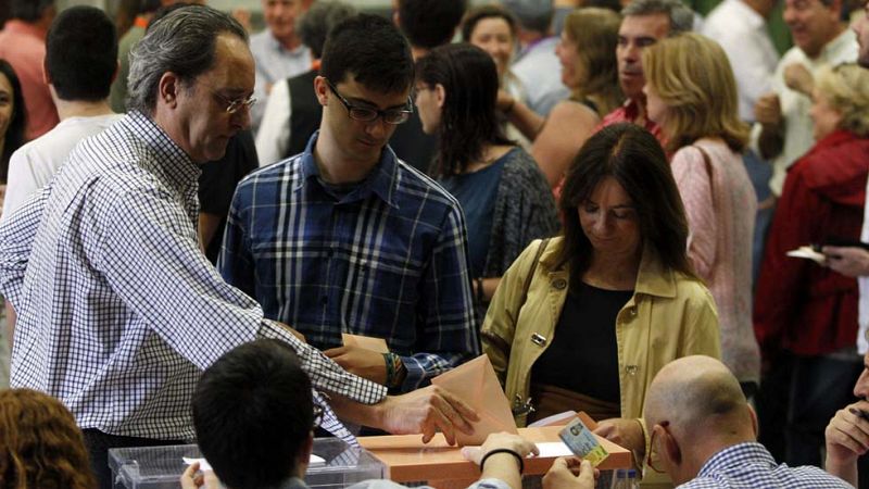 La participación a las 14 horas es del 34,78%, un punto menos que en 2011