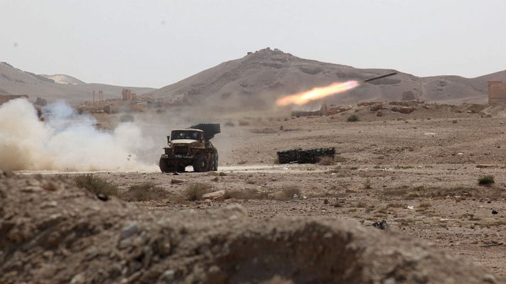 Telediario 1 - La televisión siria asegura que los yihadistas han matado a 400 personas en Palmira
