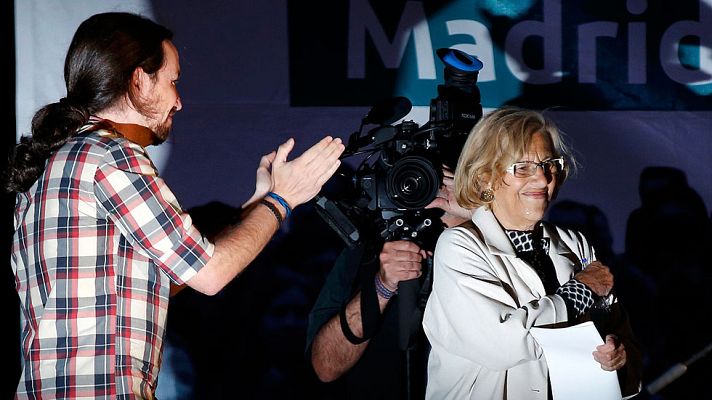 Especiales informativos - Carmena: "La mayoría apuesta por el cambio"