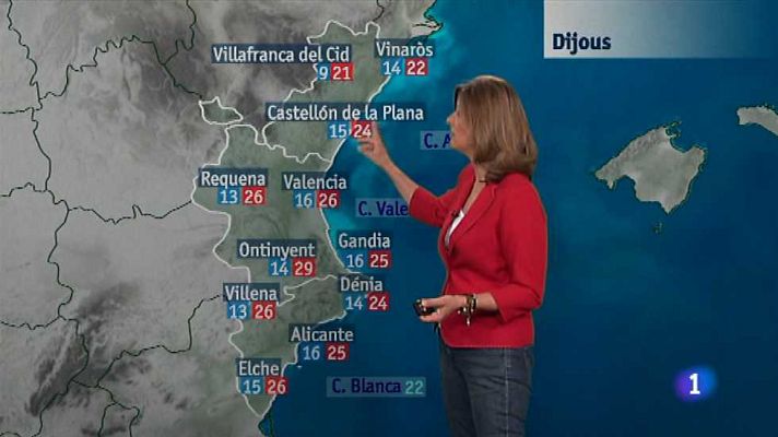 L'informatiu - Comunitat Valenciana - El tiempo en la Comunidad Valenciana - 27/05/15