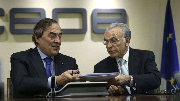 Telediario 1 - Los empresarios piden a los partidos que tengan en cuenta la realidad antes de aplicar sus programas