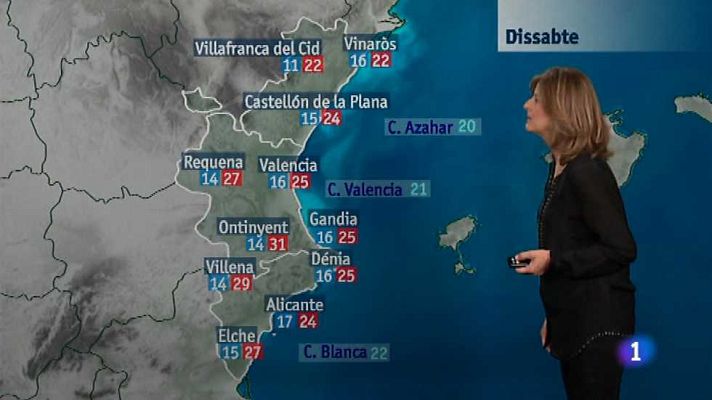 L'informatiu - Comunitat Valenciana - El tiempo en la Comunidad Valenciana - 29/05/15