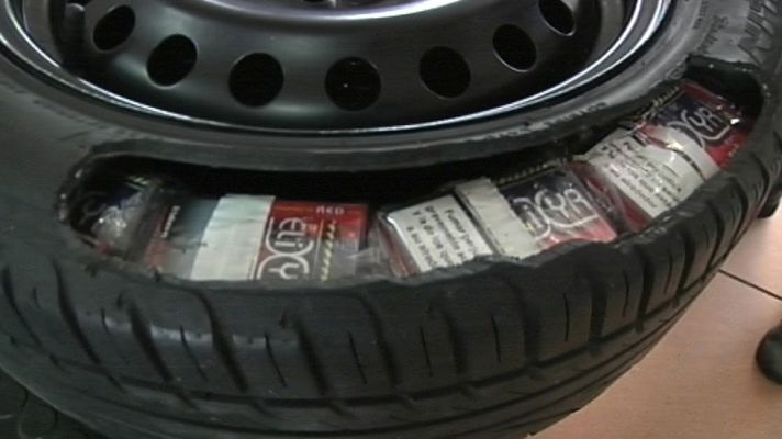 Telediario 1 - España a la cabeza en las incautaciones de tabaco ilegal