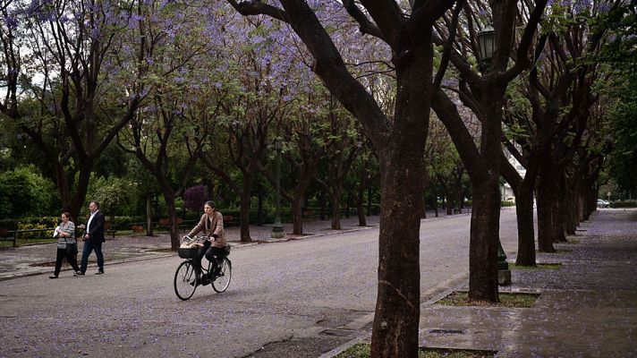 El tiempo - Chubascos y tormentas fuertes en la mitad oriental de la Península