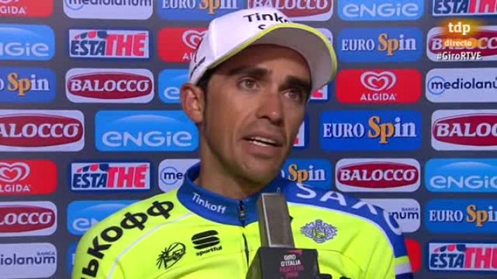  - Contador: "Las piernas están cansadas y hay que guardar esfuerzos"