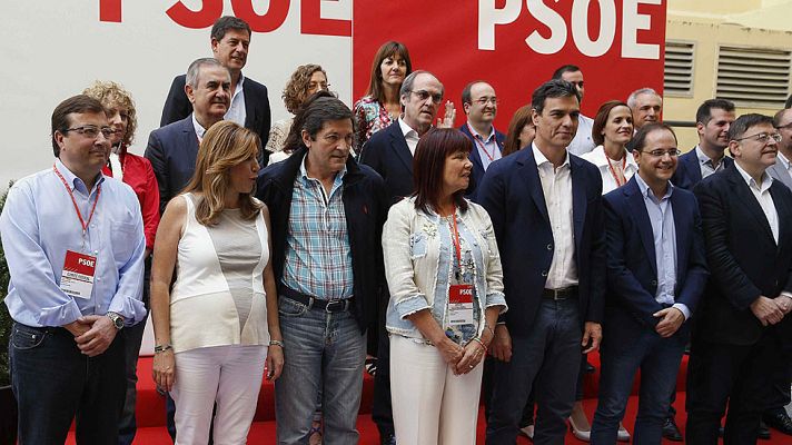 Informativo 24h - Pedro Sánchez fija con sus barones los términos de su política de pactos