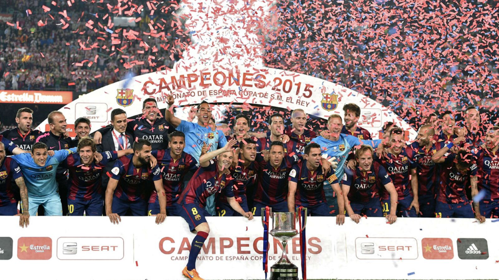 El Barça se lleva la Copa del Rey y se pone a un paso del triplete