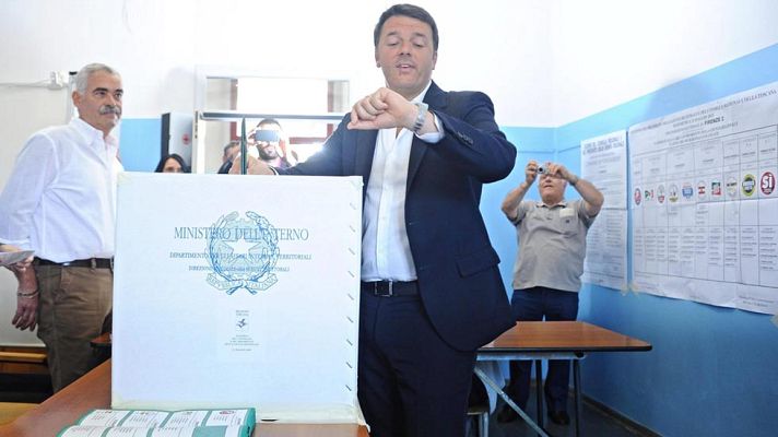 Telediario 1 - El centroizquierda de Renzi gana las elecciones regionales