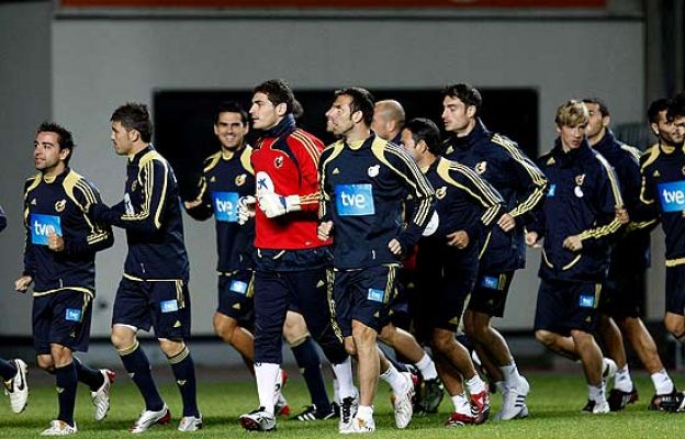  - La selección ya está en Bruselas