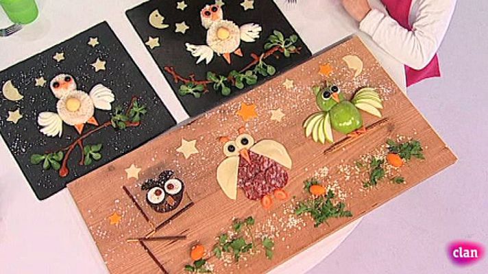  - Búho de arroz con alas de huevo