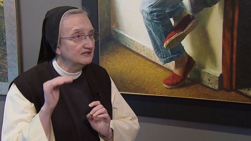 Isabel Guerra, la monja pintora, trae a Madrid su nueva exposición