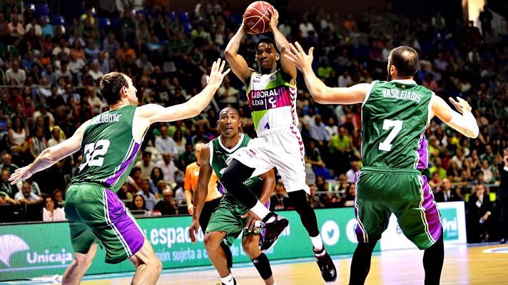 Telediario 1 - Real Madrid-Valencia y Barcelona-Unicaja, semifinales de la Liga Endesa