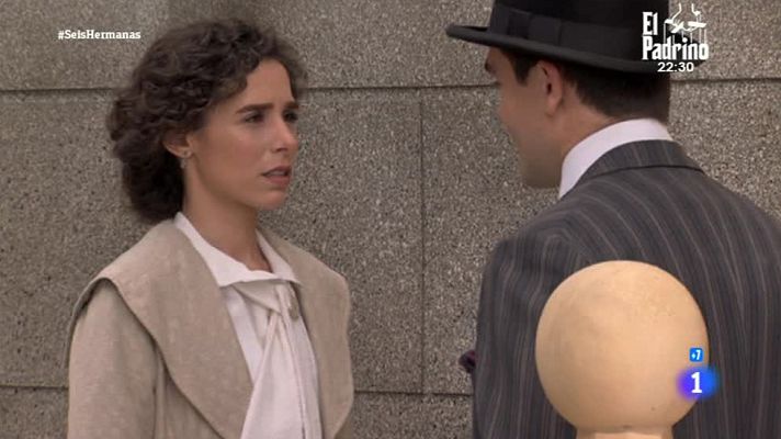 Seis hermanas - Joaquín, borracho, intenta besar a Celia