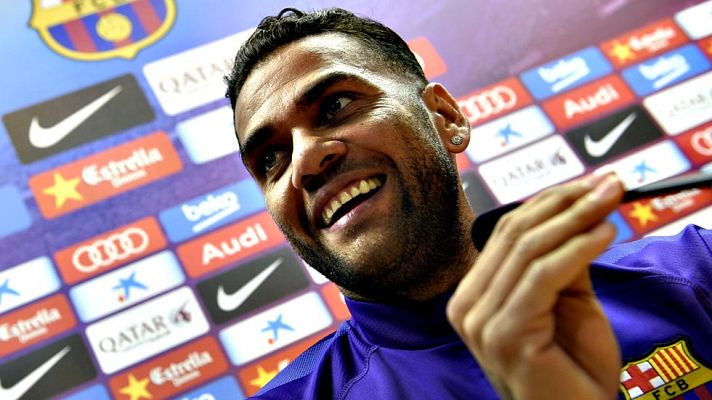 Telediario 1 - Alves podría disputar en Berlín su último partido como blaugrana