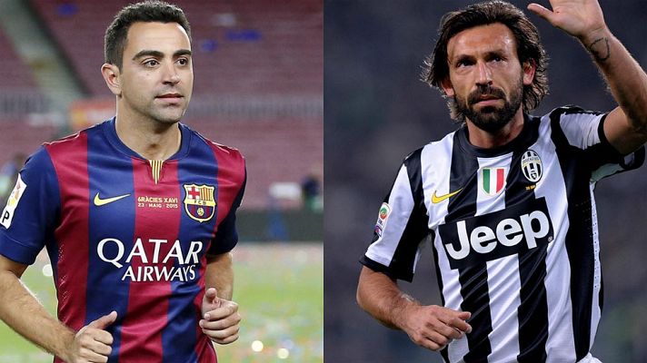 Telediario 1 - Xavi vs Pirlo, los magos buscan el truco final