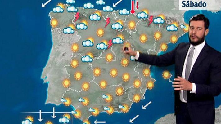 El tiempo - Descenso notable de temperaturas en el Cantábrico oriental