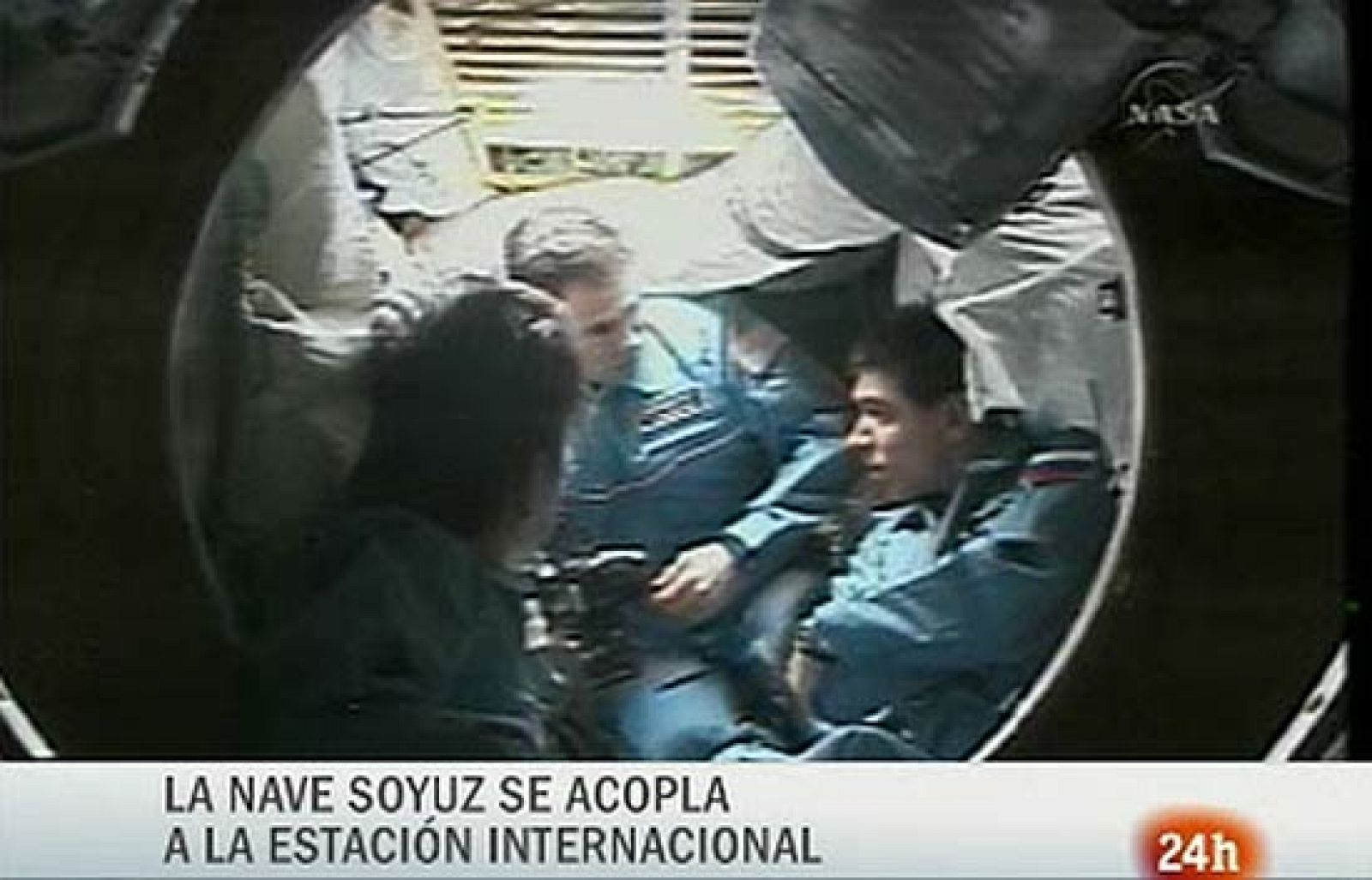 Éxito en la misión de acoplamiento de la Soyuz a la Estación Espacial Internacional.