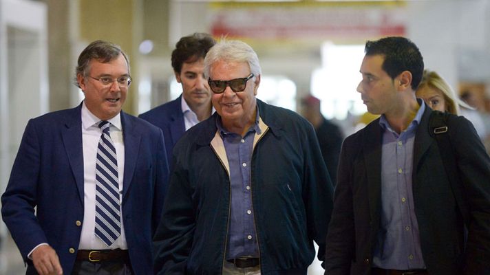 Telediario 1 - Felipe González llega a Caracas