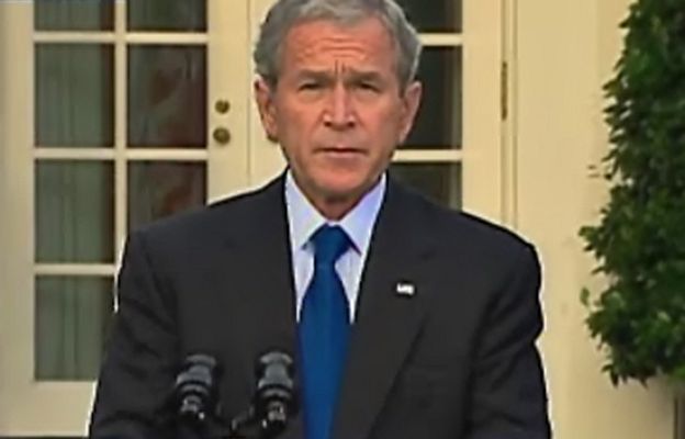  - Comparecencia de Bush