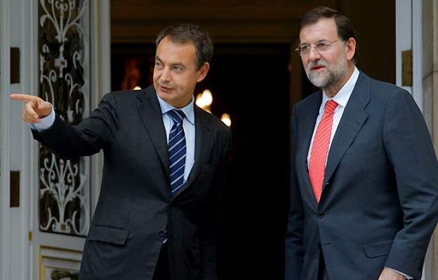  - Zapatero recibe a Rajoy en Moncloa