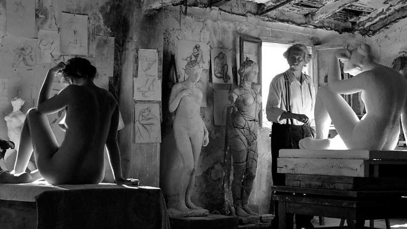 Versión española - El artista y la modelo - ver ahora