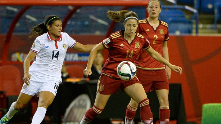 Telediario 1 - España empata en su debut en el Mundial de Canadá