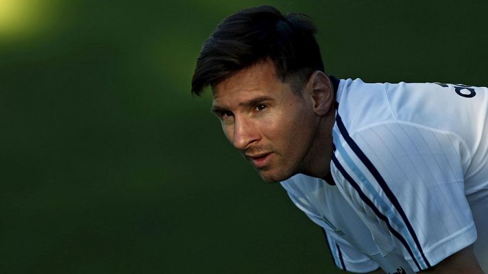 Telediario 1 - Messi llega pletórico a la Copa América
