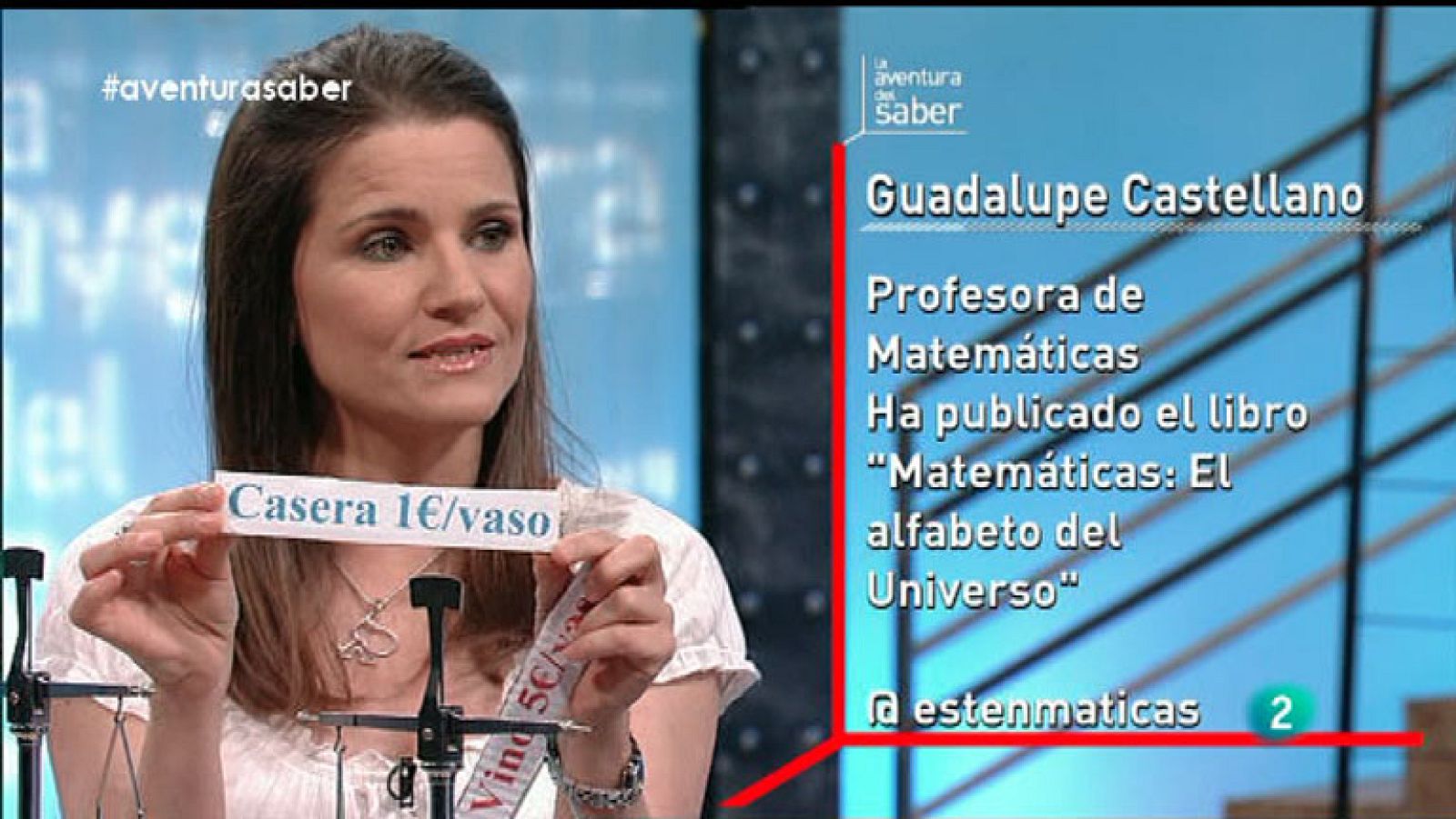 La Aventura del Saber. Sección "La pregunta matemática". Guadalupe Castellano. Mezcla perfecta para un tinto de verano