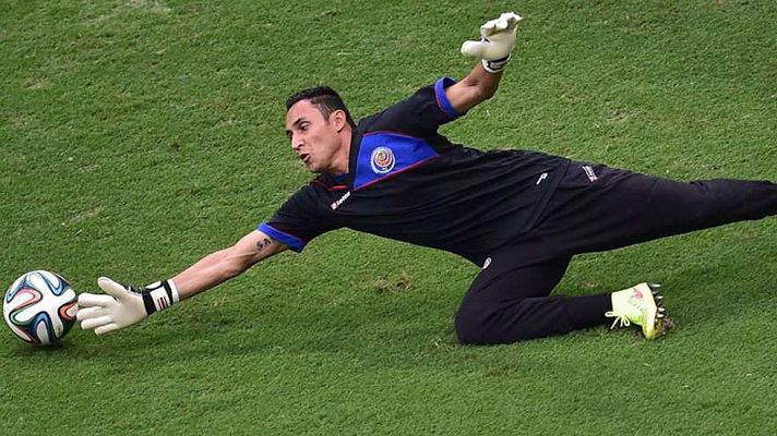 Telediario 1 - Keylor Navas, centrado en convencer a Rafa Benítez
