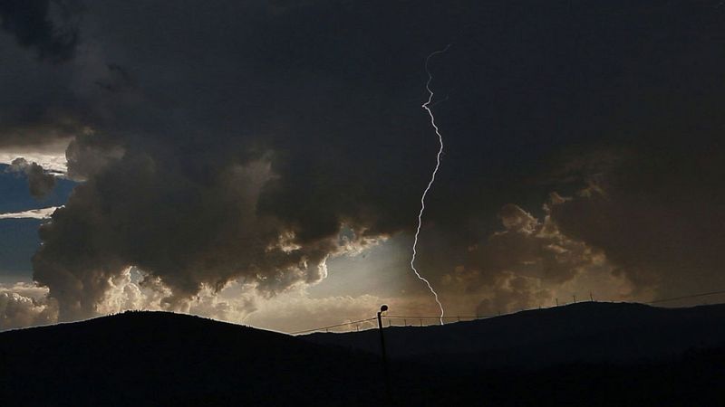 Tormentas fuertes en noreste y centro peninsulares